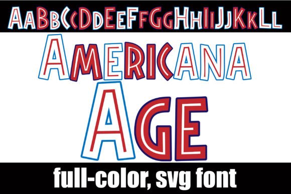 Americana Age: A Color Fonts Review for Local Branding