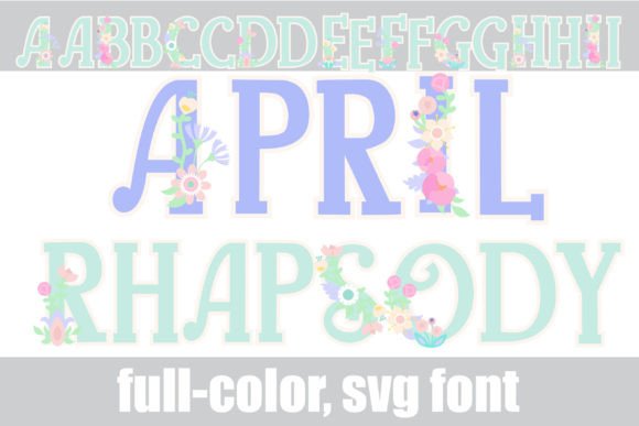 April Rhapsody: A Florals-First Serif That Stitches With Intention