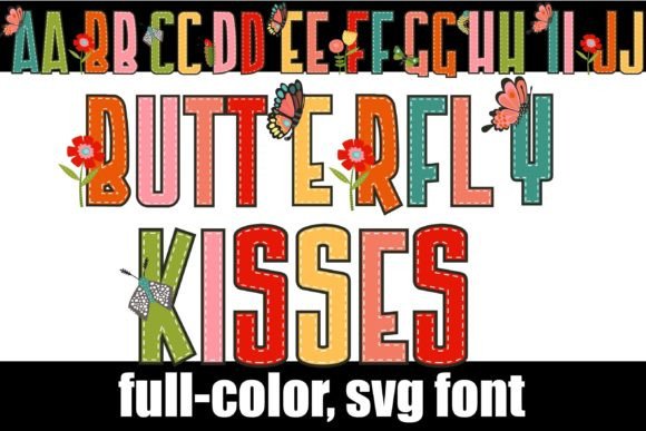 Butterfly Kisses: A Color Fonts Review for Brand Designers