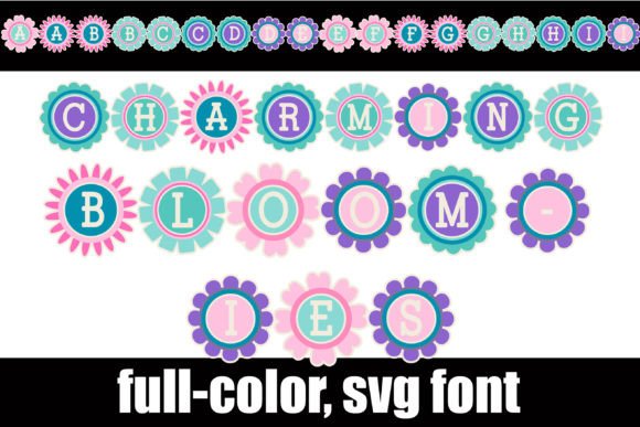 Charming Bloomies: A Color Fonts Gem for Handmade Brands