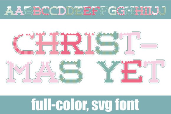 Christmas Yet: A Festive Color Font for Local Business Branding