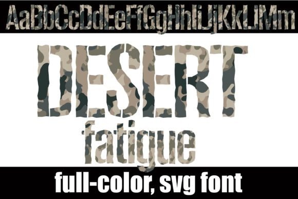Desert Fatigue: A Color Fonts Review for Sellers
