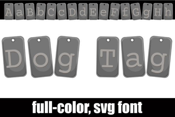 Dog Tag: A Color Font for Editorial Punch
