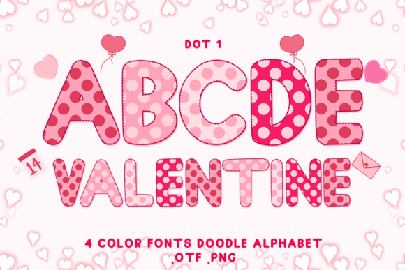 Dot 1: A Playful Color Fonts Collection for Heartfelt Design