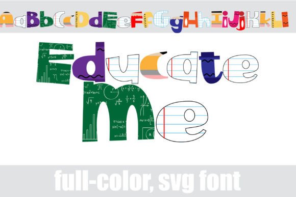 Educate Me: A Color Fonts Gem for Editorial Design