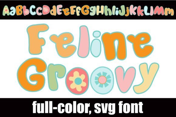 Feline Groovy: A Color Fonts Breakthrough for Playful Branding