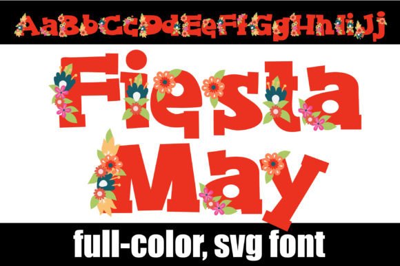 Fiesta May: A Vibrant Color Fonts Choice for Creative Publishers