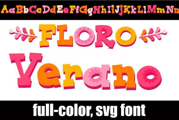 Floro Verano: A Summer Serif That Stitches With Personality