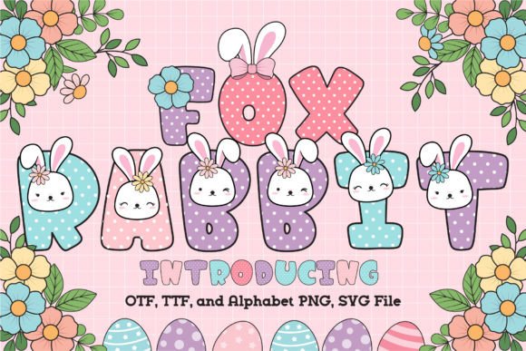 Fox Rabbit: A Playful Color Font for Handmade Brands