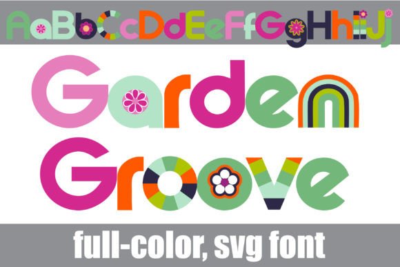 Garden Groove: A Retro-Floral Font That Stitches With Personality