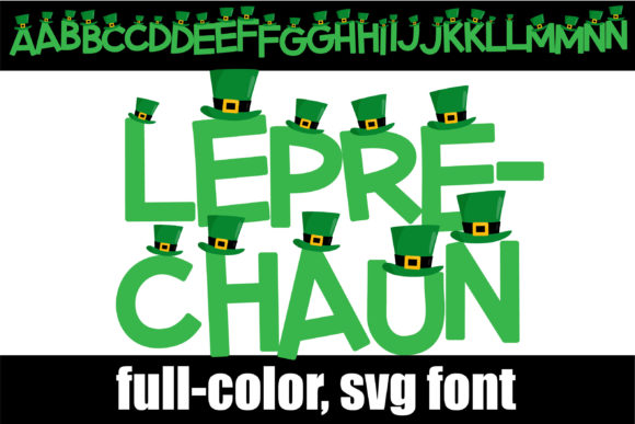 Leprechaun: A Playful Color Fonts Choice for Editorial Design
