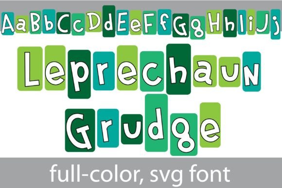 Leprechaun Grudge: A Playful Color Font for Editorial Charm