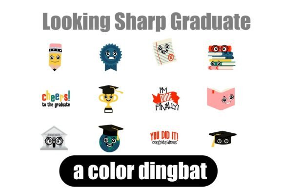 Looking Sharp Graduate: A Color Fonts Gem for Editorial Design