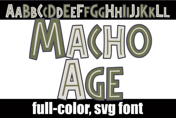 Macho Age: A Bold Color Fonts Choice for Handmade Brands