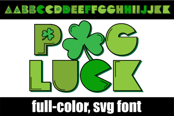 Pog Luck: A Playful Color Fonts Choice for Digital Sellers