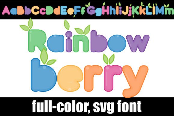 Rainbowberry: A Vibrant Color Fonts Choice for Creative Design