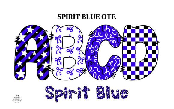 Spirit Blue: A Doodle-Infused Alphabet That Stitches With Soul