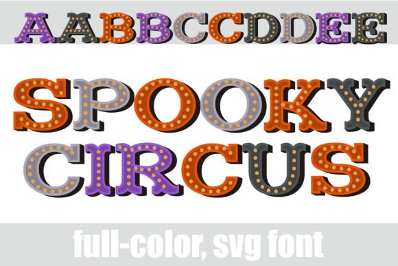 Spooky Circus Fonts: A Color Fonts Review for Local Branding