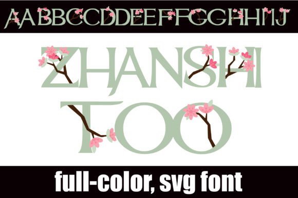 Zhanshi Too: A Color Font That Blossoms in Branding